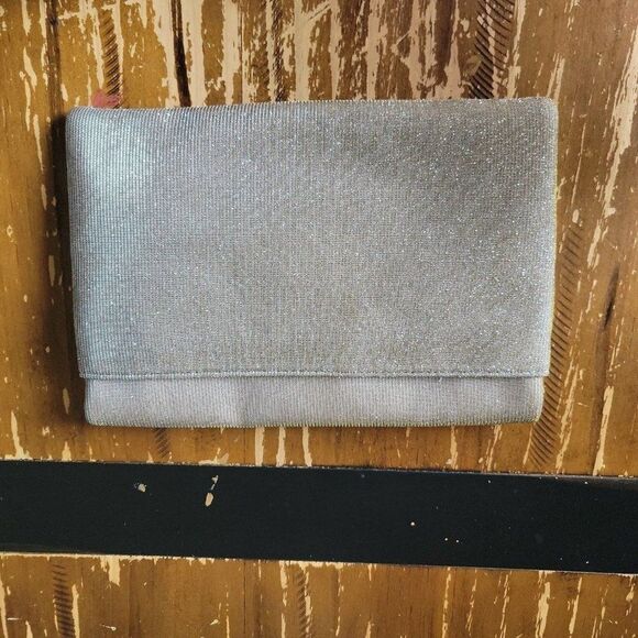 A New Day Womens Silver Gold Shimmer Chain Strap Crossbody Bag One Size - Picture 2 of 5